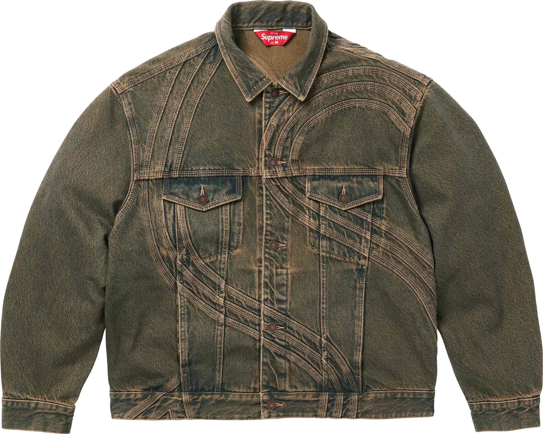 S Logo Denim Trucker Jacket view 9